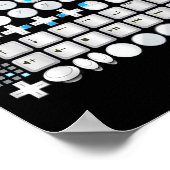 Don't Push My Buttons Gamer Gaming Funny Game  ポスター (角)