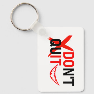 DON'T QUIT – Bold Red Motivation Design キーホルダー