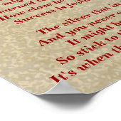 Don't Quit Poem ポスター (角)