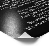 Don't Quit Poem 12 x 12 フォトプリント (角)