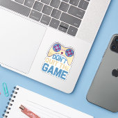 Don't Quit The Game - Video Gamer, Gamer Gift シール (ノートパソコンとiPhone)
