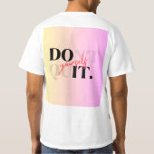 Don't quit yourself t shirt  tシャツ (裏面)