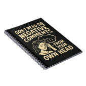 Don't read the negative comments  ノートブック (右側)