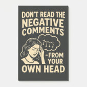 Don't read the negative comments  ポストイット (正面)