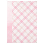 Don't Read This, It's Personal – Cute Pink Floral クリップボード (裏面)