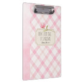 Don't Read This, It's Personal – Cute Pink Floral クリップボード (右)