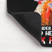 Don't Ruffle My Feathers I Will Put You Under Coop マウスパッド (コーナー)