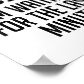 Don't Rush Me I'm Waiting For The Last Minute Funn ポスター (角)