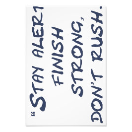 Dont Rush Poster フォトプリント