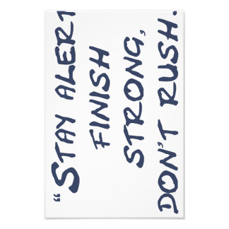 Dont Rush Poster フォトプリント