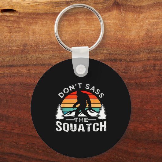Don't S The Squatch Bigfoot  キーホルダー (正面)