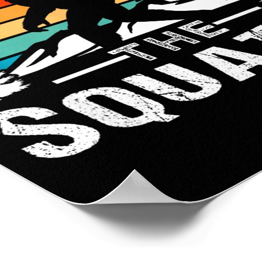 Don't S The Squatch Bigfoot  ポスター (角)