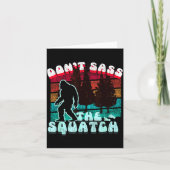 Dont S The Squatch Funny Pun Joke  カード (正面)