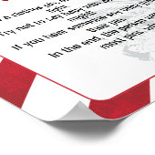 Dont Sayベビーサンタの手紙の北極の消印 ポスター (角)