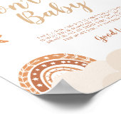 Don't sayベビーボホレインボーサイン ポスター (角)