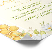 Don't Say Brideというゲーム 蜜蜂 ブンブン 結婚式 ブライズシャワー ポスター (角)