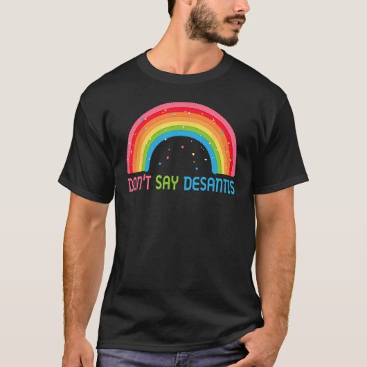 Don't Say DeSantis Florida Say Gay LGBTQ Pride Ant Tシャツ (正面)