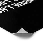 Don't Say I Didn't Warn You  ポスター (角)