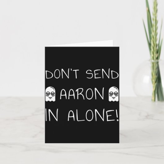 Don't Send Aaron In Alone! Paranormal  カード (正面)