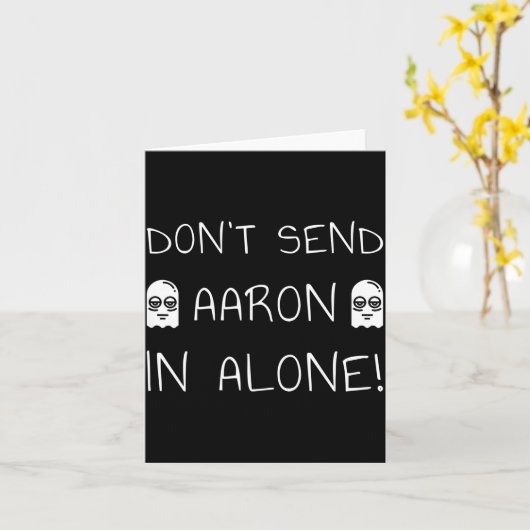 Don't Send Aaron In Alone! Paranormal カード (黄色い花)