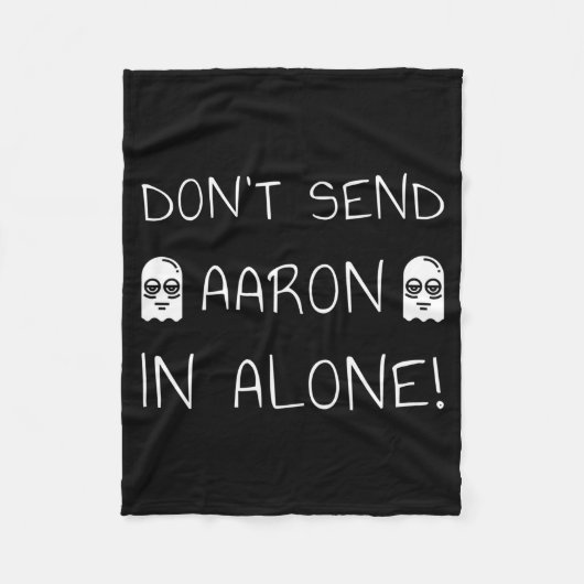 Don't Send Aaron In Alone! Paranormal  フリースブランケット (正面)