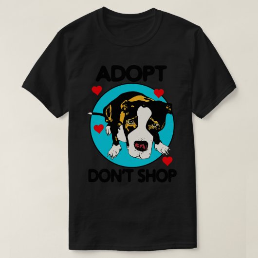 Dont Shop愛犬家1 Tシャツ (デザイン正面)