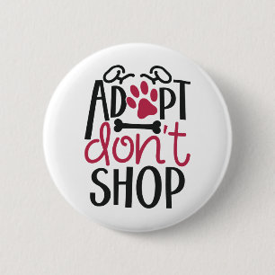 Dont Shop Animal 救 Rescue認識度 缶バッジ