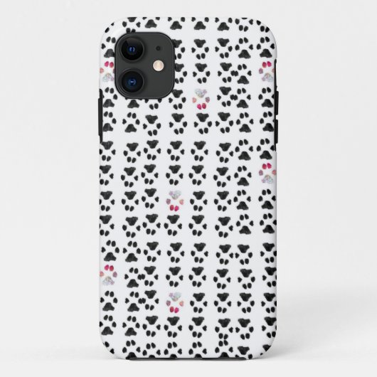 Dont Shop Pawパターンを採用 Case-Mate iPhoneケース (裏面)