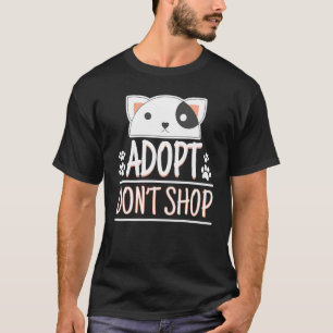 Dont Shop Pet Adoption認識度介護者 Tシャツ