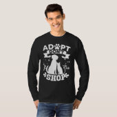 Dont Shop Shirt Rescue Animals Dog Catを採用 Tシャツ (正面フル)