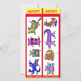 Don't Shoping, Animal Rescue, Bookmarksを採用 カード