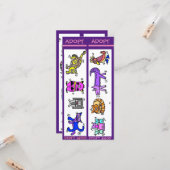 Don't Shoping, Animal Rescue, Bookmarksを採用 カード (正面/裏面インサイチュ)