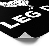 Dont Skip Leg Day Shirt Funny Gym Workout Fitness  ポスター (角)