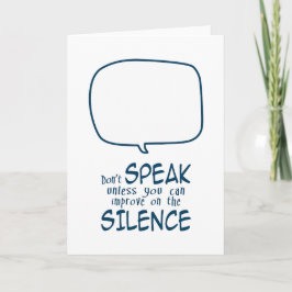 Don't Speak カード