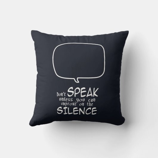Don't Speak クッション (裏面)