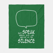 Don't Speak フリースブランケット (正面)