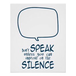 Don't Speak ポスター