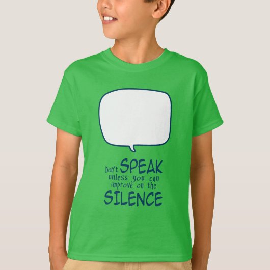 Don't Speak Tシャツ (正面)