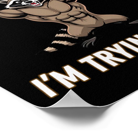 Dont Spot1 I Tryingto Die Bodybuilding  ポスター (角)
