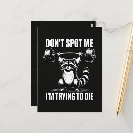 Dont Spot Me Im Trying to Die ポストカード (正面/裏面インサイチュ)