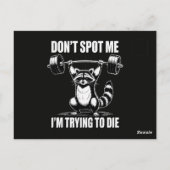 Dont Spot Me Im Trying to Die ポストカード (裏面)
