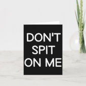 Don't St On Me, Funny, Jokes, Sarcastic Sayings  カード (正面)