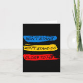Don't Stand So Close To Me - 家庭隔離ウイルス カード (正面)