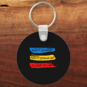 Don't Stand So Close To Me - Home Quarantine Virus キーホルダー (正面)