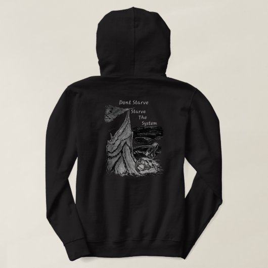 Don't Starve, Starve The System ビーバートラッパーT パーカ (デザイン裏面)