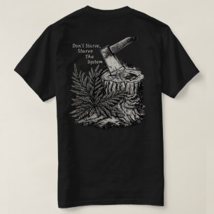 Don't Starve, Starve the System ワタリガラス Tシャツ