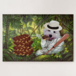 Don't Steal My Ribs! Funny Maltese Dog ジグソーパズル<br><div class="desc">To request a personalized design for your pet please email me at 1anna@live.be or direct message me on Instagram @choupino_pepino.</div>