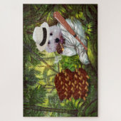 Don't Steal My Ribs! Funny Maltese Dog ジグソーパズル (縦)