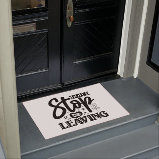 don't stop be leaving ドアマット