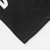 Dont Stop Believin Funny Santa Claus フリースブランケット (角)